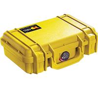 PELI 1170 valise de protection étanche pour appareils photo reflex numériques, indice de protection IP67, capacité de 3L, fabriquée aux États-Unis, avec insert en mousse personnalisable, jaune