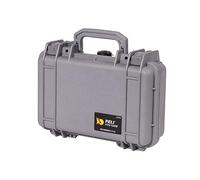 PELI 1170 valise pour caméra professionnelle, étanche à l'eau et à la poussière IP67, capacité de 3L, fabriquée aux États-Unis, avec insert en mousse personnalisable, couleur: argentée