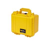 PELI 1300 valise antichoc pour appareil photo, étanche à l'eau et à la poussière IP67, capacité de 6L, fabriquée aux États-Unis, avec insert en mousse personnalisable, jaune