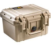 PELI 1300 Valise de Protection; Protection pour équipements précieux (appareils Photo Reflex, Drones compacts, Jumelles); Résistante à l’Eau et à la poussière; Volume 7 L; Couleur : Beige