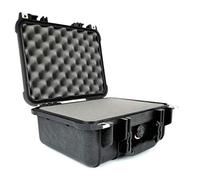 PELI 1400 valise pour caméra, drones et équipements électroniques sensibles, étanche à l'eau et à la poussière IP67, capacité de 9L, fabriquée en Allemagne, avec mousse personnalisable, noire