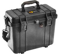 PELI 1430 Valise de Protection à Chargement par Le Haut, étanche à l'eau et à la poussière IP67, capacité de 15L, fabriquée aux États-Unis, avec Insert en Mousse Personnalisable, Couleur: Noire