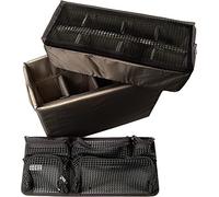PELI 1445 Kit de séparateurs rembourrés et Pochette Couvercle Utility, Accessoire de la Valise Protector Originale, Compatible 1440, Couleur : Noir