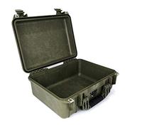 PELI 1450 valise de protection pour caméra et équipement sensible, étanche IP67, capacité 15L, fabriquée en Allemagne, sans mousse, vert olive