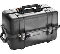 PELI 1460TOOL valise à outils rigide professionnelle, IP66 Résistant à l'eau et étanche à la poussière, fabriquée aux États-Unis, avec séparateurs de plateaux réglables et amovibles, j33L