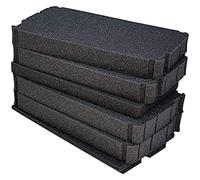 Peli 1461 Set de Mousse de Rechange, Accessoire de la Valise Protector Originale, Compatible 1460, Couleur : Noir