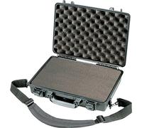 PELI 1470 Valise Antichoc pour Ordinateur Portable, éTanche à L’Eau ET à la Poussière IP67, Capacité de11l, Fabriquée Aux éTats-Unis, avec Insert en Mousse Personnalisable, Couleur: Noire