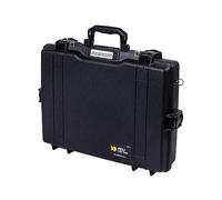 PELI 1495CC1 valise pour ordinateur portable résistante aux chocs, IP67 étanche à l'eau et à la poussière, capacité de 15L, fabriquée aux États-Unis, couleur: noire