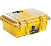 PELI 1500 valise de protection en polypropylène, étanche à l'eau et à la poussière IP67, capacité de19L, fabriquée en Allemagne, sans mousse, jaune