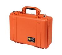 PELI 1500 valise étanche pour DSLR, SLR, objectifs, caméra et drones, IP67 étanche, capacité de19L, fabriqué en Allemagne, sans mousse, couleur: orange