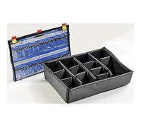 Peli 1505EMS Accessoires EMS (Modèle à Pochette Couvercle Filet et cloison), Accessoire de la Valise Protector Originale, Compatible 1500EMS, Couleur : Noir