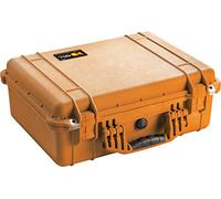 PELI 1520 valise résistante aux chocs pour caméra sans miroir et équipement fragile, IP67 étanche à l'eau et à la poussière, capacité de 24L, fabriquée en Allemagne, sans mousse, couleur: orange