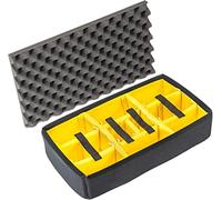 Peli 1525 Kit de séparateurs rembourrés, accessoire de la valise Peli Protector originale, compatible avec : Peli 1520, couleur : noir/jaune