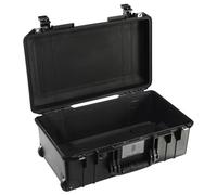 PELI 1535 Air Valise de protection légère à roulettes pour Équipement photographique, résistante eau et poussière, capacité de 27L, fabriquée aux US, sans mousse, couleur: noire