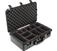 PELI 1555 Air Valise de protection allégée pour Équipement photographique, résistante eau et poussière, capacité 36L, fabriquée aux États-Unis, avec diviseurs TrekPak personnalisables, couleur: noire