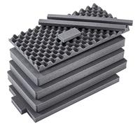 Peli 1606AirFS Set de Mousse de Rechange, Accessoire de la Valise Air Originale, Compatible Air 1606, Couleur : Noir