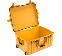 PELI 1607 Air Valise de Protection allégée avec Roues et poignée rétractable pour Drone and Équipement Photographique, résistante Eau et poussière, capacité 63L, fabriquée aux US, sans Mousse, Jaune