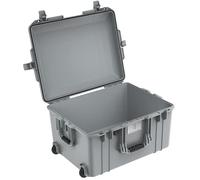 PELI 1607 Air Valise de Protection légère à roulettes pour Drone and Équipement Photographique, résistante à l'eau et à la poussière, capacité de 63L, fabriquée aux États-Unis, sans Mousse, Argent