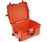 Peli 1607 Air Valise légère et résistante à l'écrasement pour Drone and Équipement Photographique, résistante Eau et poussière, capacité 63L, fabriquée aux US, sans Mousse, Couleur: Orange