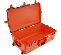 PELI 1615 Air Valise de Protection allégée à roulettes pour Équipement Photographique, résistante à l'eau et à la poussière, capacité de 71L, fabriquée aux États-Unis, sans Mousse, Couleur: Orange