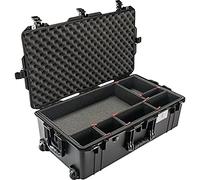 PELI 1615 Air Valise de Protection allégée à roulettes pour Équipement Photographique, résistante Eau et poussière, Capacité 71L, fabriquée aux US, avec diviseurs TrekPak Personnalisables, Noire