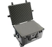 PELI 1620 valise pour caméra professionnelle, étanche à l'eau et à la poussière IP67, capacité de 72L, fabriquée en Allemagne, avec insert en mousse personnalisable, couleur: noire