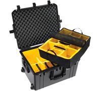 PELI 1637 Air Valise à roulettes pour Drones, lampes de scène, têtes de flash de studio et équipements photo, résistante à l'eau et à la poussière, capacité 89L, fabriquée aux US, avec diviseur, noire