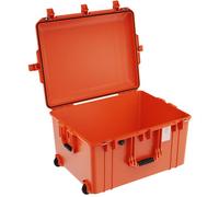 Peli 1637 Air Valise de Protection allégée à roulettes pour Équipement Photographique et Drone, résistante à l'eau et à la poussière, capacité de 89L, fabriquée aux États-Unis, sans Mousse, Orange