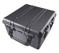 PELI 1640 valise de transport à roulettes, IP67 étanche à l'eau et à la poussière, capacité de 130L, fabriquée aux États-Unis, sans mousse, couleur: noire