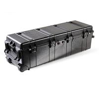 PELI 1740 longue valise de transport pour trépieds et Matériel de forage, IP67 étanche à l'eau et à la poussière, fabriquée aux États-Unis, capacité de 105L, sans mousse, couleur: noire