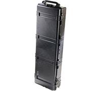 PELI 1770 valise de protection longue à roulettes en polyuréthane à large piste, étanche IP67, capacité de 120L, fabriquée aux États-Unis, sans mousse, couleur: noire