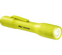 PELI 2315Z0 Torche Compacte Certifiée ATEX Zone 0, Lampe de Poche Premium, Haute Qualité pour L'Industrie, Les Pompiers, Indice D’Étanchéité IPX8, 115 Lumens, Couleur : Jaune Haute Visibilité
