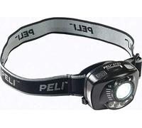 PELI 2720 Lampe Frontale Premium Compatible Vision Nocturne Avec Contrôle D'Activation Par Gestes, Qualité Supérieure pour Les Pompiers et Électriciens, Étanche IPX4, 200 Lumens, Couleur : Noire