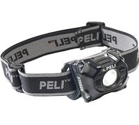 Peli 2755Z0 Lampe Frontale Premium à LED Homologuée ATEX Zone 0, Qualité Supérieure pour Les Pompiers, Électriciens et Les Installateurs, IP54 Résistante à L'Eau, 115 Lumens, Couleur : Noire