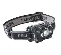 Peli 2765Z0 Lampe Frontale Premium Avec Vision Nocturne, Homologuée ATEX Zone 0, Qualité Supérieure pour Les Pompiers et Électriciens, IP54, Résistante à L'Eau, 141 Lumens, Couleur : Noire