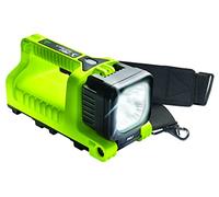 Peli 9415Z0 Lanterne LED Rechargeable, Homologuée ATEX Zone 0, Lampe de Poche Premium, Haute Qualité pour L'Industrie, Les Électriciens, Les Pompiers, Étanche IPX4, 530 Lumens, Couleur : Jaune