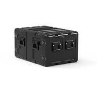 PELI HARDIGG BlackBox 9U Rack Mount, Conteneur Portable Rack de 19 Pouces pour Matériel électronique Délicat, Hauteur du Rack : 9U, Longueur du Rack : 610 mm, Fabriqué aux Etats-Unis, Couleur: Noir