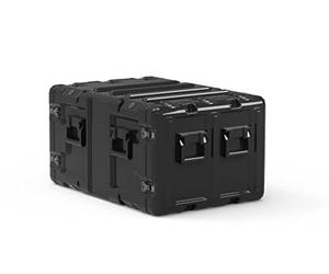 PELI HARDIGG BlackBox 9U Rack Mount, Conteneur Portable Rack de 19 Pouces pour Matériel électronique Délicat, Hauteur du Rack : 9U, Longueur du Rack : 610 mm, Fabriqué aux Etats-Unis, Couleur: Noir