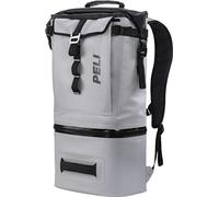 PELI Sac à Dos glacière, glacière Haut de Gamme avec 2 Compartiments de Rangement isolés, pour Les aventuriers du Quotidien, Volume intérieur : 5 litres, Couleur : Gris Clair