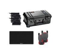 PELI valise 1510 + Crdbag panneau pour bagage Grid Lid + Serrure Maglock x8 + Crdpouch Organizer bag x4