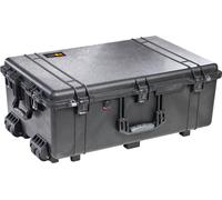 Peli Valise étanche 1650 – IP67, 140 L, mousse personnalisable, roulettes, noire