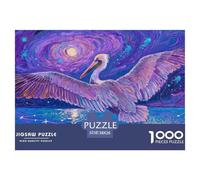 Pélican 1000 Pièces Puzzles pour Adultes,Ciel étoilé de Nuit Un Jeu De Dexérité Très Difficile Puzzle Jeu Éducatif l'art De La Décoration Moderne 38x26cm/1000pcs