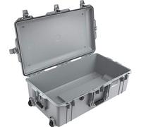 Pelican Air 1615 Boîtier sans Mousse (Édition 2020 avec loquets à Bouton) Argenté