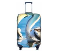 Pelican Bird Housse de protection élastique pour valise de 45,7 à 81,3 cm, blanc, X-Large