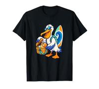 Pelican Emballe Un Panier de Surf avec Un Escargot de Jardin T-Shirt