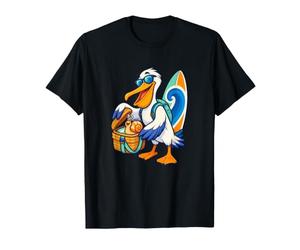 Pelican Emballe Un Panier de Surf avec Un Escargot de Jardin T-Shirt