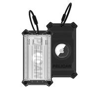 Pelican Étiquette de Bagage pour Apple AirTag - Résistant aux Rayures et renforcé en Plaque d'acier avec étiquette de nom et Boucle en Acier Inoxydable - Étiquette de Bagage Robuste avec étui Airtag