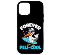 Pelican Forever Peli-Cool Surfing Pelican Bird Amoureux Coque pour iPhone 12 Mini