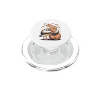 Pelican Hug Capybara Sea Bird Cute Lover PopSockets PopGrip pour MagSafe