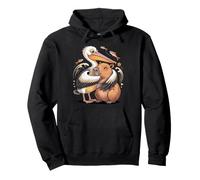 Pelican Hug Capybara Sea Bird Cute Lover Sweat à Capuche